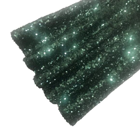 FRENCH CONNECTION Sequin Skater Party Dress In Green Size 0 - Picture 7 of 8